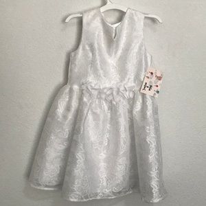 5t lace flower dress